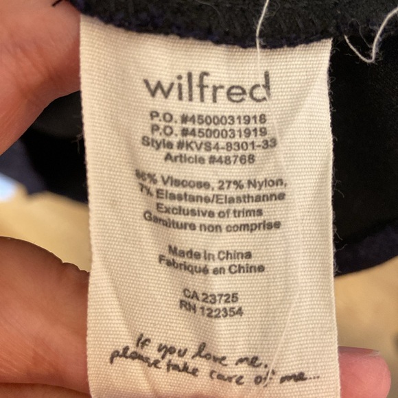 [Great Condition] Aritzia Wilfred long sleeved mini dress / Size 8 - Picture 3 of 8